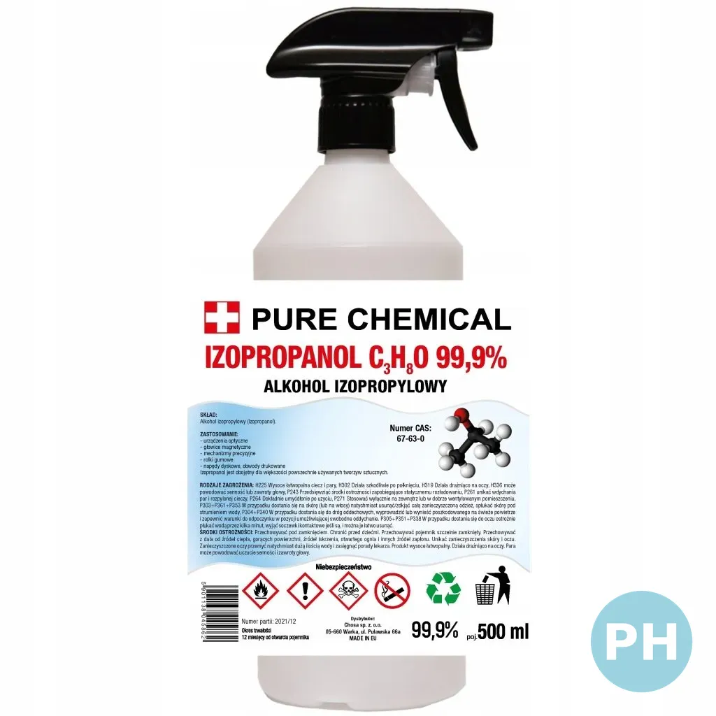 Propan-2-Ol — CAS 67-63-0 — C3H8O — odczynnik chemiczny