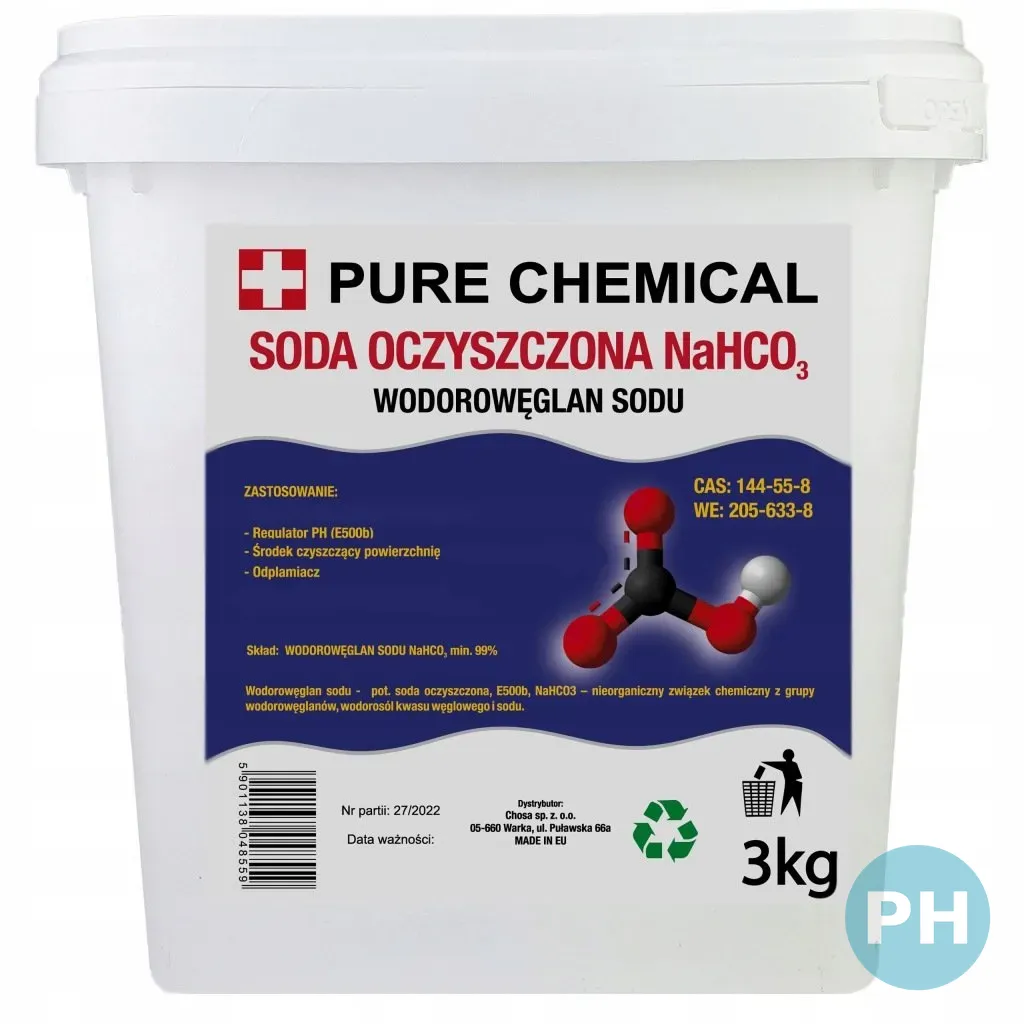 Wodorowęglan Sodu — CAS 144-55-8 — CHNaO3 — odczynnik chemiczny