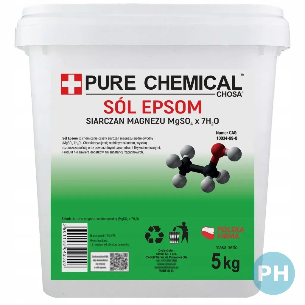 Siarczan Magnezu — CAS 7487-88-9 — MgO4S — odczynnik chemiczny